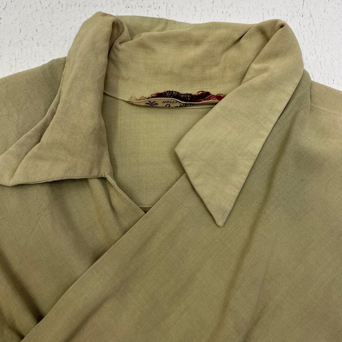 VINTAGE衣料 | ヴィンテージイリョウ rogue:pull over rayon shirt 長袖シャツ ベージュ サイズ：3【加古川店】