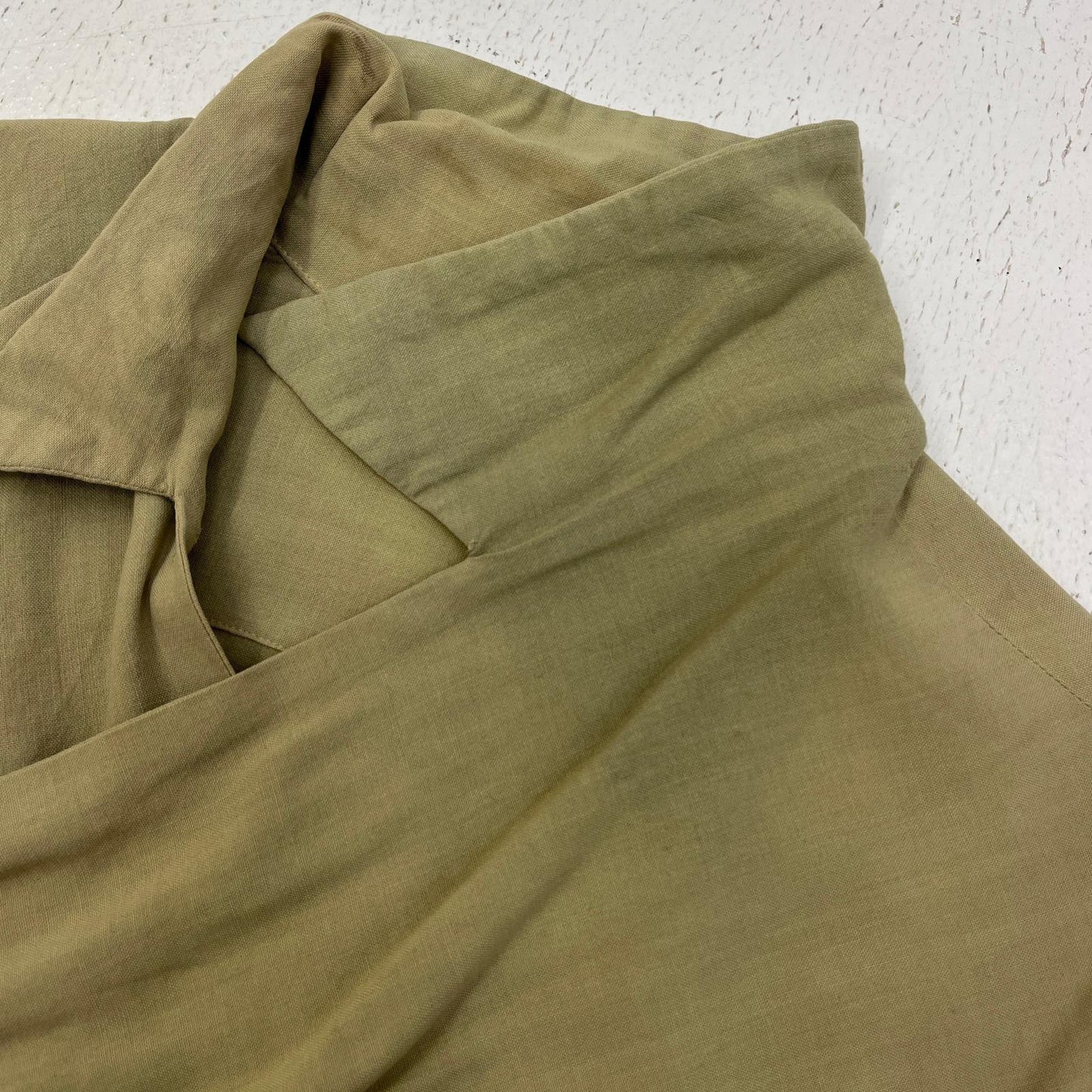 VINTAGE衣料 | ヴィンテージイリョウ rogue:pull over rayon shirt 長袖シャツ ベージュ サイズ：3【加古川店】