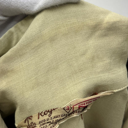 VINTAGE衣料 | ヴィンテージイリョウ rogue:pull over rayon shirt 長袖シャツ ベージュ サイズ：3【加古川店】