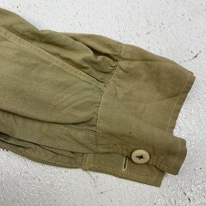 VINTAGE衣料 | ヴィンテージイリョウ rogue:pull over rayon shirt 長袖シャツ ベージュ サイズ：3【加古川店】