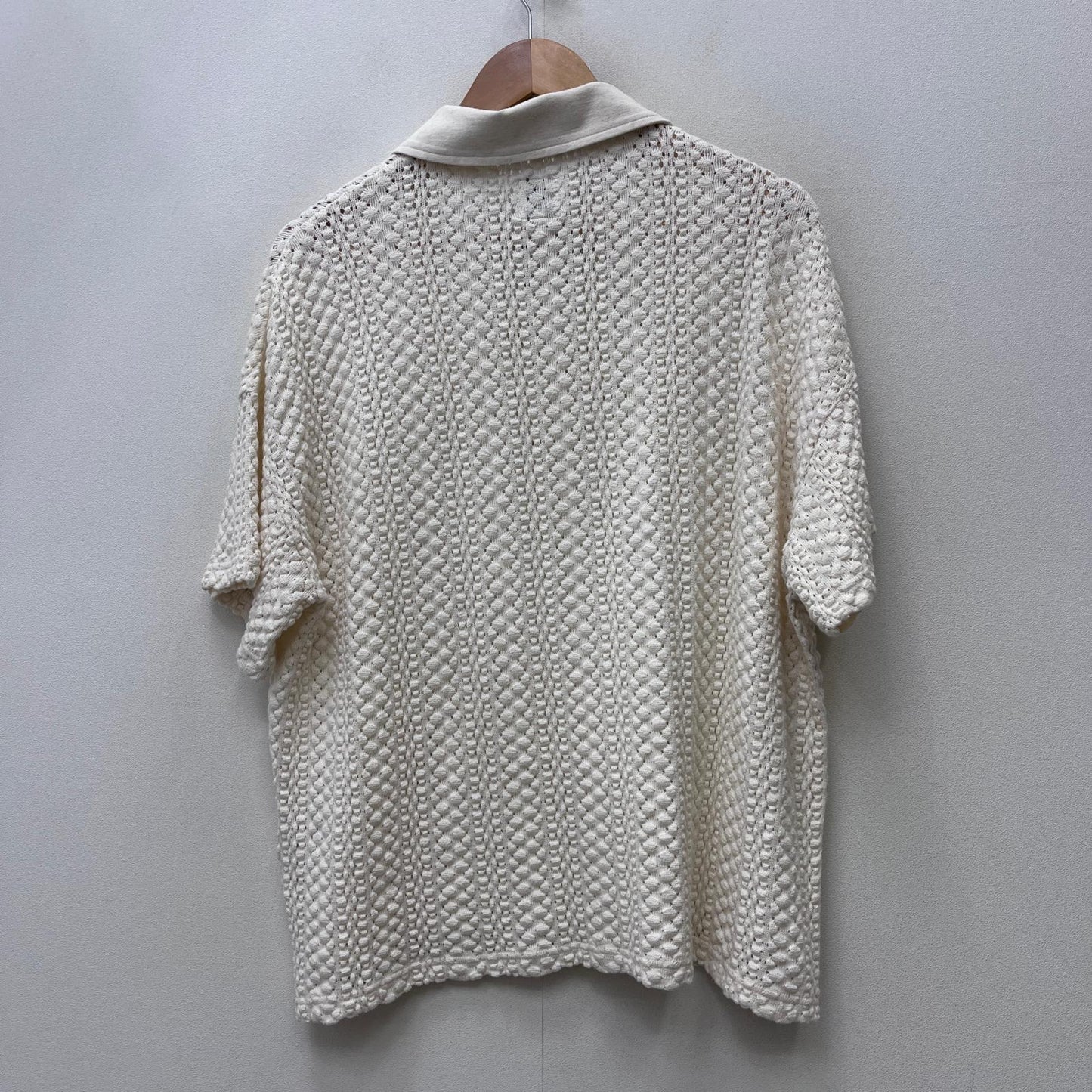 SASQUATCH fabrix | サスクワッチファブリックス BALFOUS LACE POLO SHIRT ポロシャツ 23ss-cst-002 ホワイト サイズ：L【加古川店】