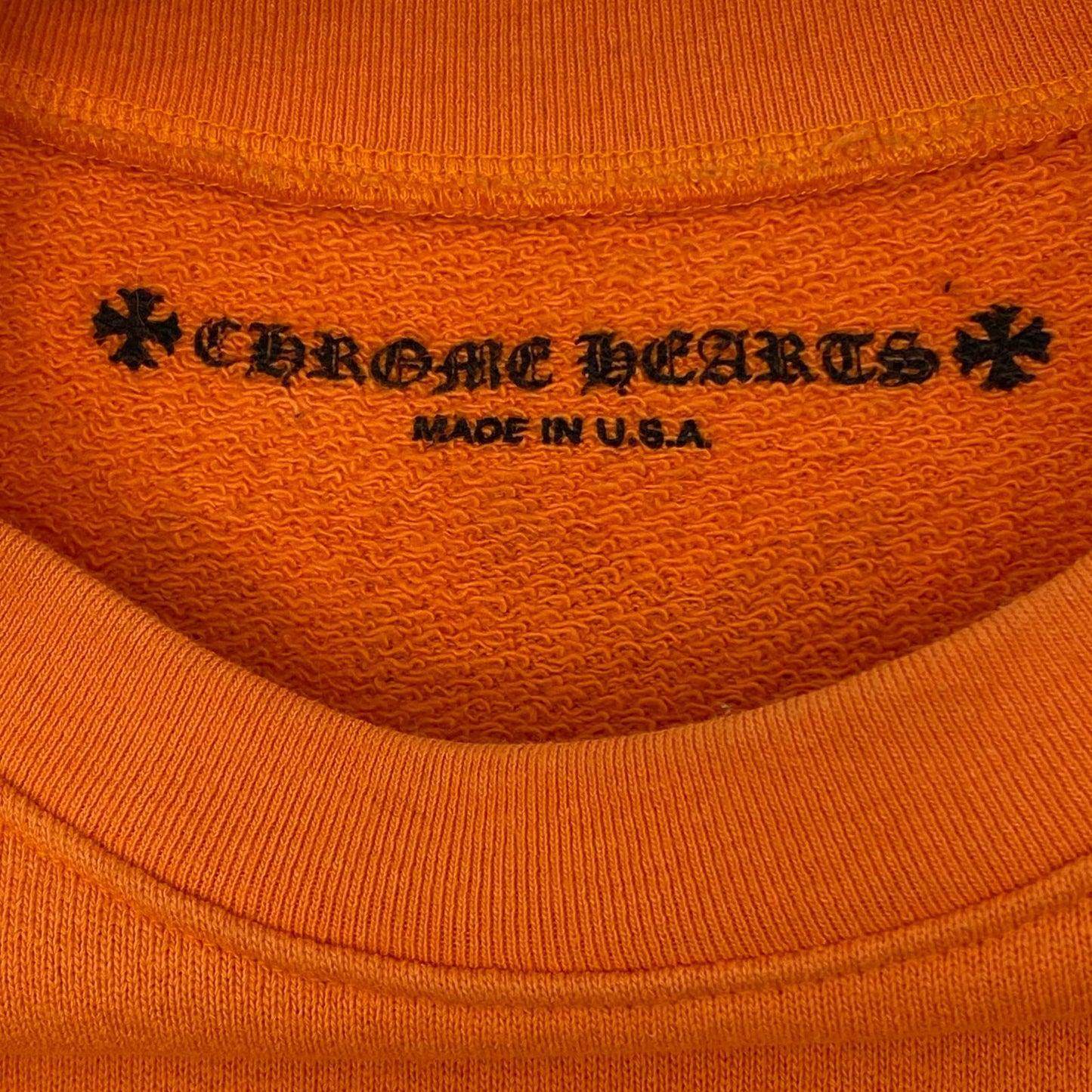 CHROME HEARTS | クロムハーツ DAGGER PRINT SWEAT スウェット 2212-304-0463 オレンジ サイズ：M【加古川店】