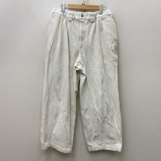 TIGHTBOOTH PRODUCTION | タイトブースプロダクション BIAS CORD BAGGY SLACKS パンツ ホワイト サイズ：M【加古川店】