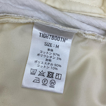 TIGHTBOOTH PRODUCTION | タイトブースプロダクション BIAS CORD BAGGY SLACKS パンツ ホワイト サイズ：M【加古川店】