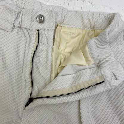 TIGHTBOOTH PRODUCTION | タイトブースプロダクション BIAS CORD BAGGY SLACKS パンツ ホワイト サイズ：M【加古川店】