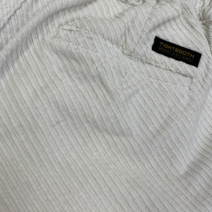 TIGHTBOOTH PRODUCTION | タイトブースプロダクション BIAS CORD BAGGY SLACKS パンツ ホワイト サイズ：M【加古川店】