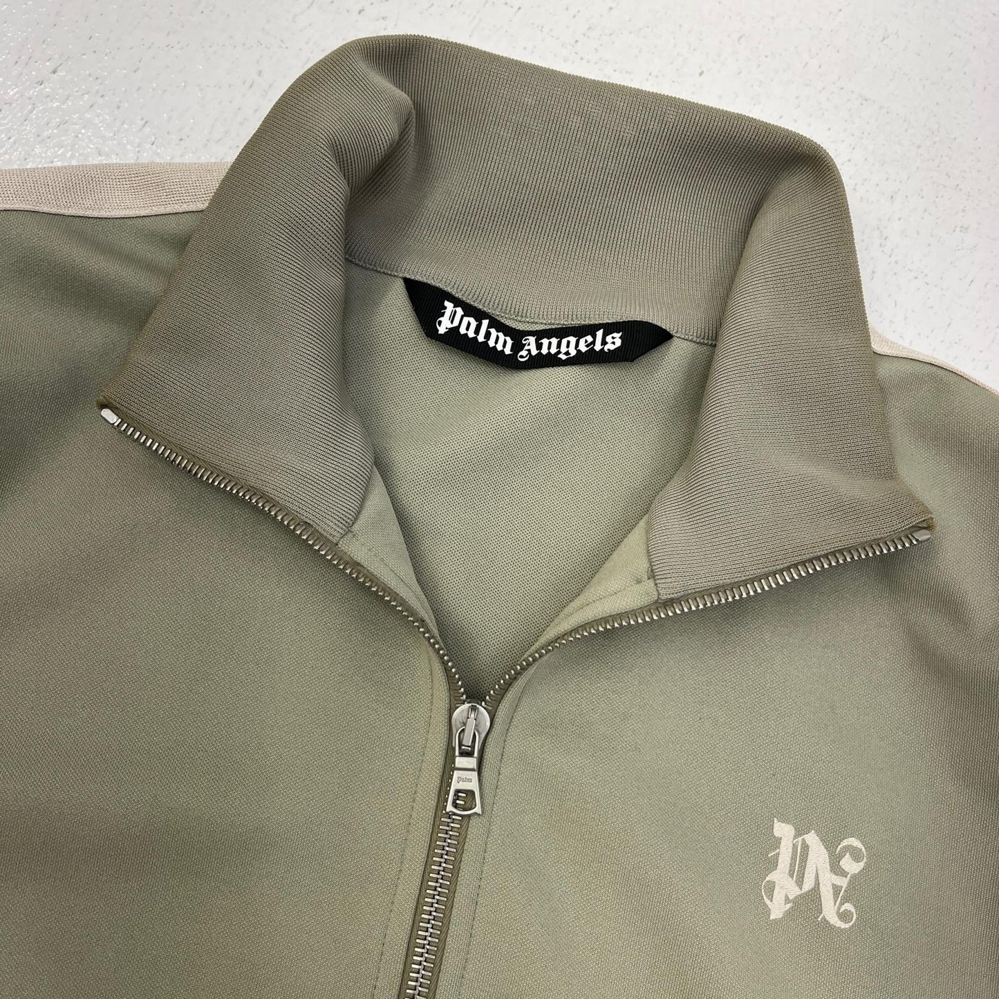Palm Angels | パームエンジェルス Side Line Track Jacket ジャージ pmbd058e23fab001 ベージュ サイズ：XL【加古川店】