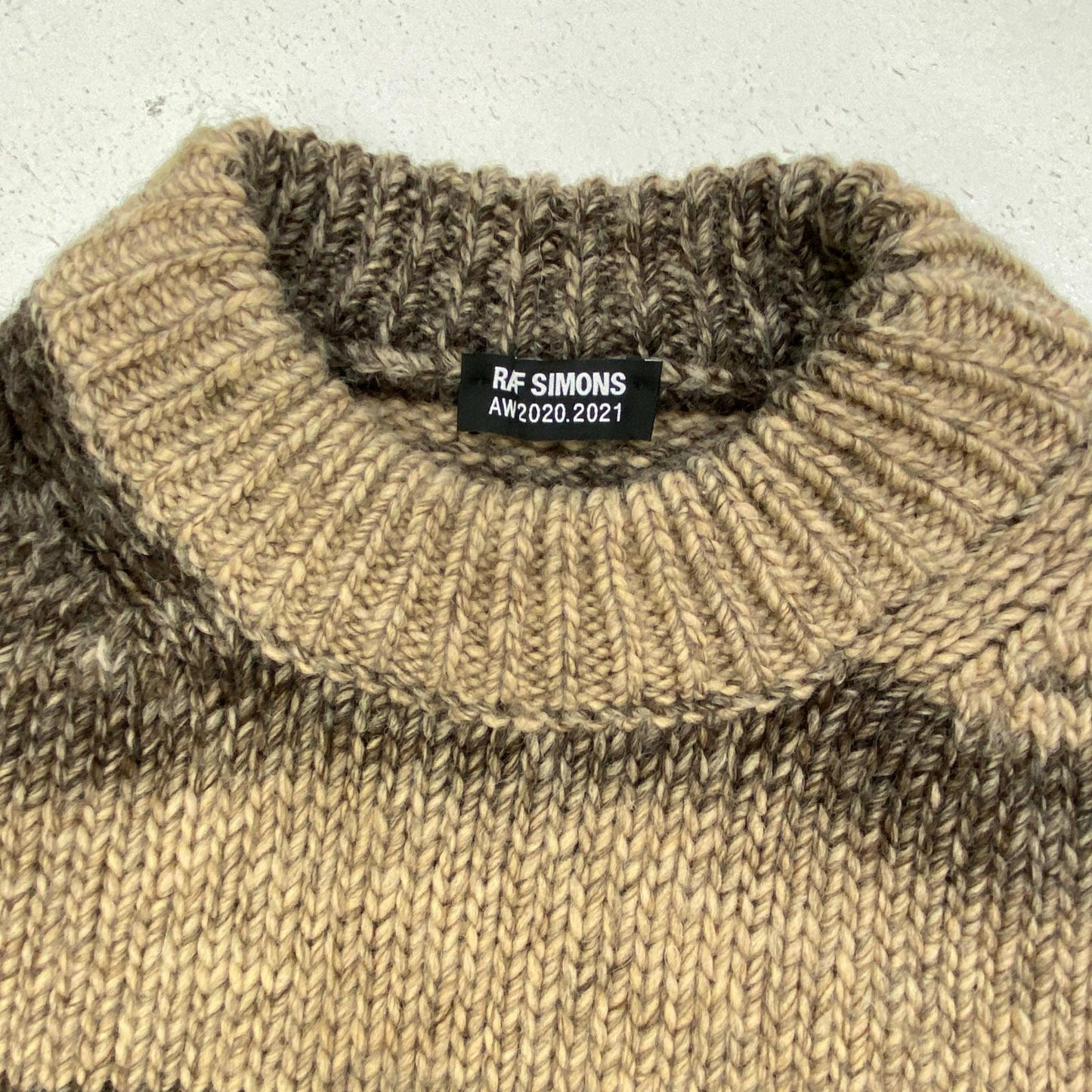 RAF SIMONS | ラフシモンズ STRIPED ROUND NECK SWEATER ニット 202-839-50017-06018 サイズ：S【加古川店】