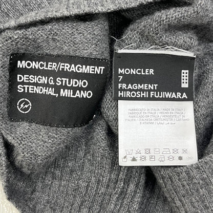 MONCLER | モンクレール GIROCOLLO TRICOT ニット F209U9C70310 国内正規品 ×FRAGMENT グレー サイズ：S【加古川店】