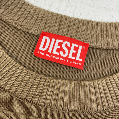 DIESEL | ディーゼル クルーネックニットK-NEVIL ニット A12460 K-NEVIL ベージュ サイズ：M【加古川店】