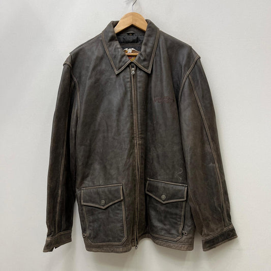 HARLEY-DAVIDSON | ハーレーダビットソン レザー ブラウン サイズ：XL【加古川店】