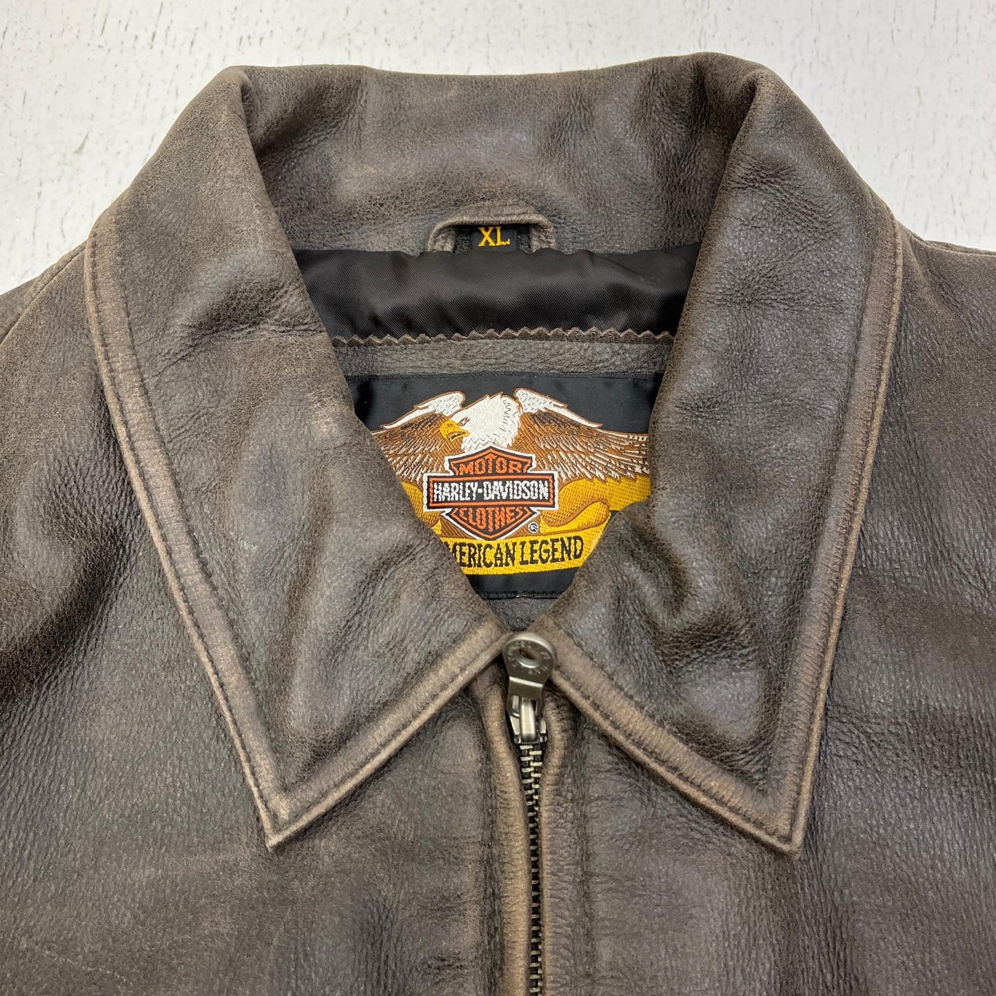 HARLEY-DAVIDSON | ハーレーダビットソン レザー ブラウン サイズ：XL【加古川店】