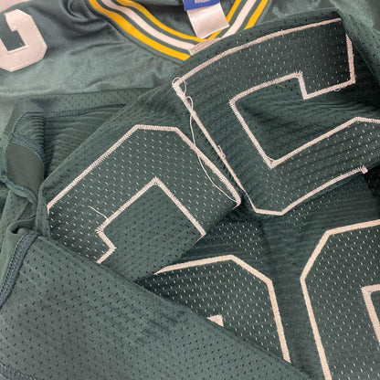 Reebok ｸﾞﾘｰﾝﾍﾞｲﾊﾟｯｶｰｽﾞﾕﾆﾌｫｰﾑ No.52 サイズ:50(XL) クレイ・マシューズ アメフト フットボール【加古川店】