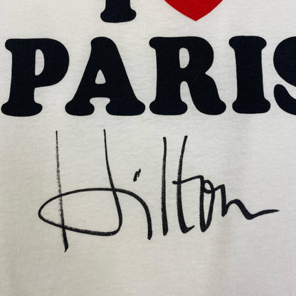 VETEMENTS | ヴェトモンベトモン I Love Paris Hilton T-shirt 並行品 半袖Ｔシャツ ホワイト サイズ：XS【加古川店】