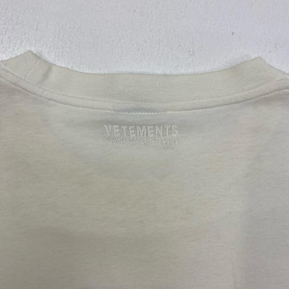 VETEMENTS | ヴェトモンベトモン I Love Paris Hilton T-shirt 並行品 半袖Ｔシャツ ホワイト サイズ：XS【加古川店】