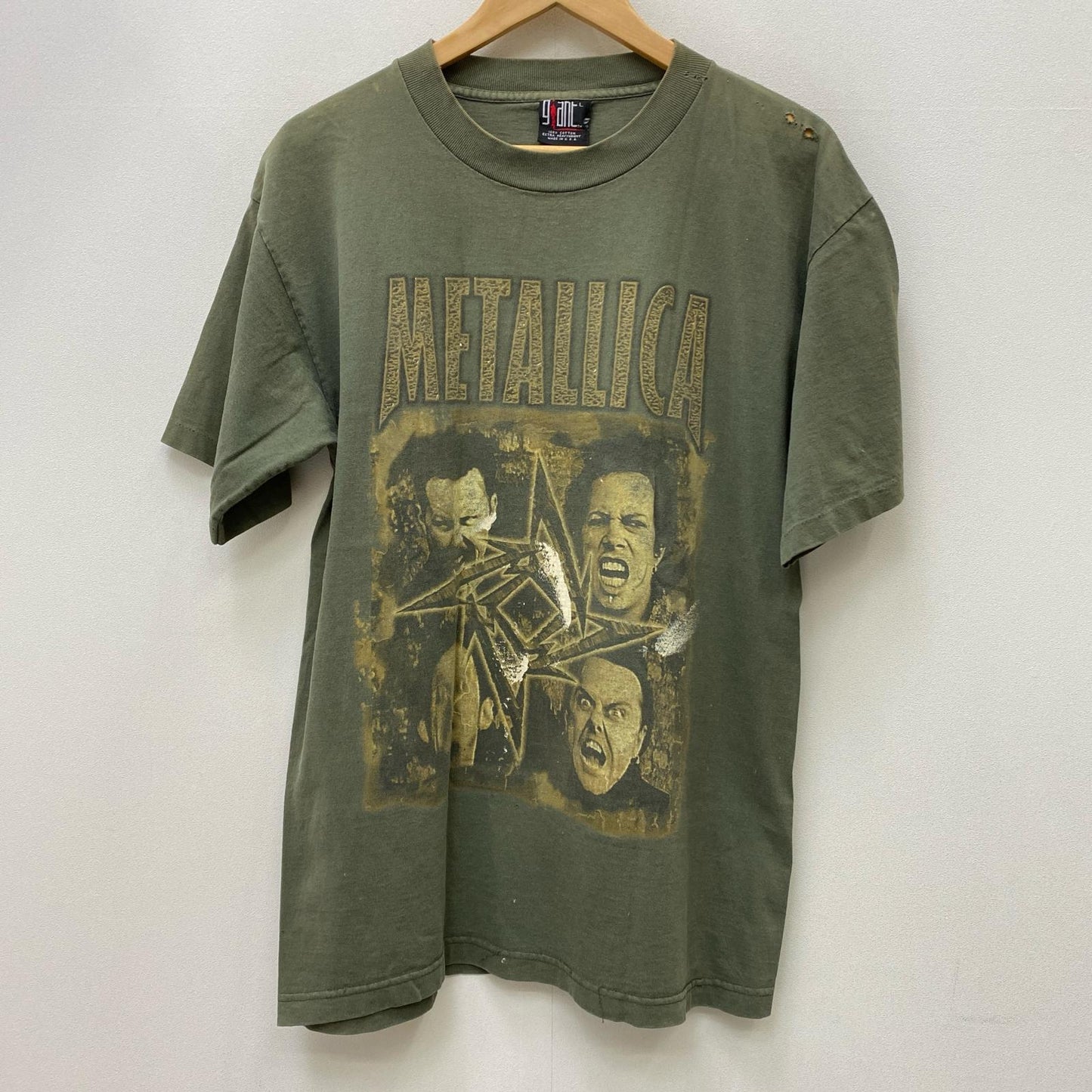 METALLICA POOR TOURING ME 半袖Ｔシャツ カーキ【加古川店】