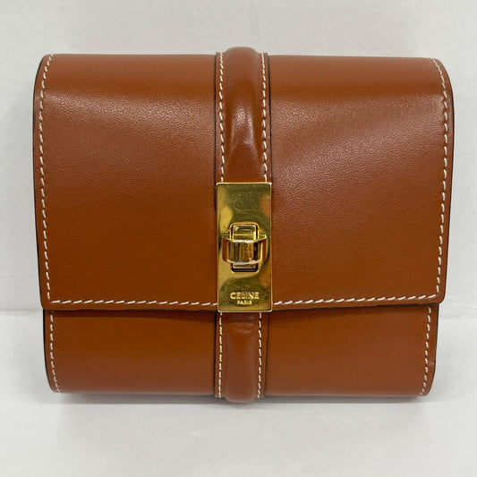 CELINE | セリーヌ スモール トリフォールド ウォレット 16 二つ折り財布【加古川店】