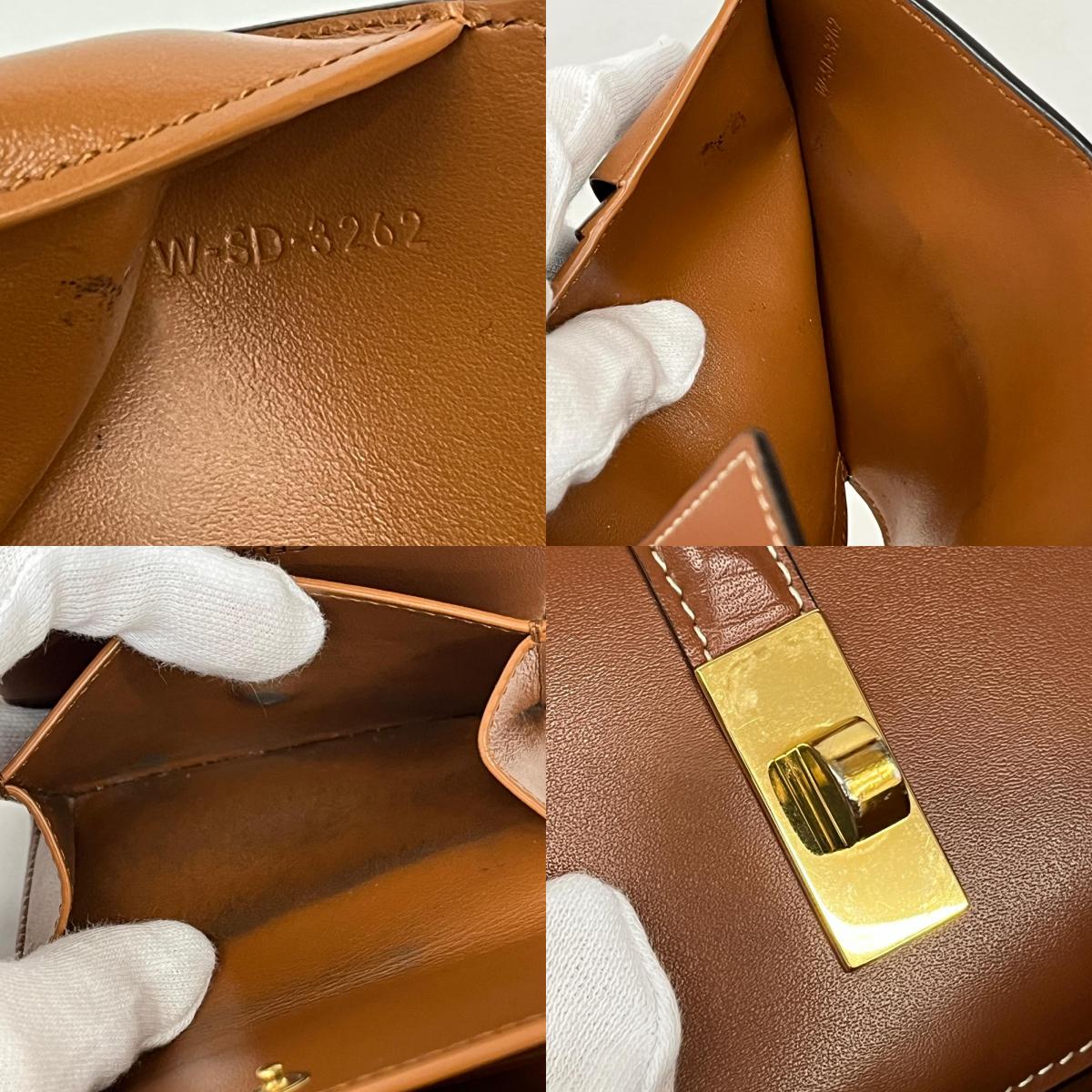 CELINE | セリーヌ スモール トリフォールド ウォレット 16 二つ折り財布【加古川店】