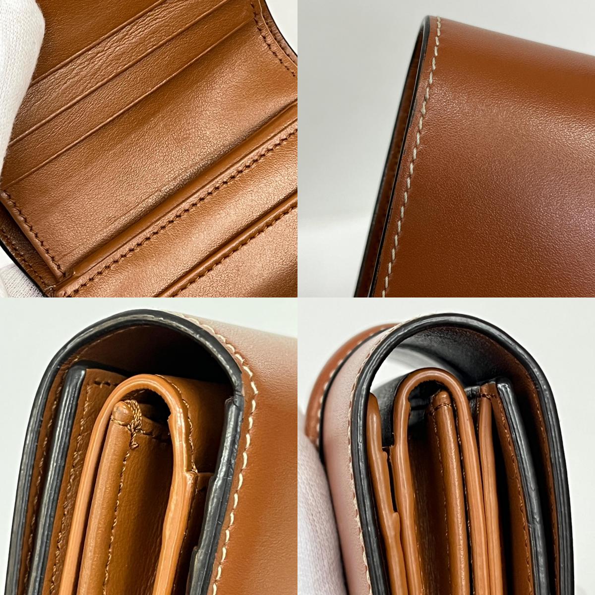 CELINE | セリーヌ スモール トリフォールド ウォレット 16 二つ折り財布【加古川店】