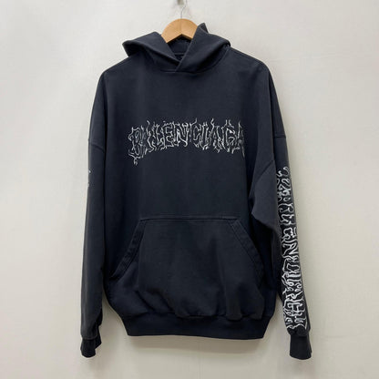 BALENCIAGA | バレンシアガ DIY Metal Outline Hoodie パーカー 739024 グレー サイズ：2【加古川店】