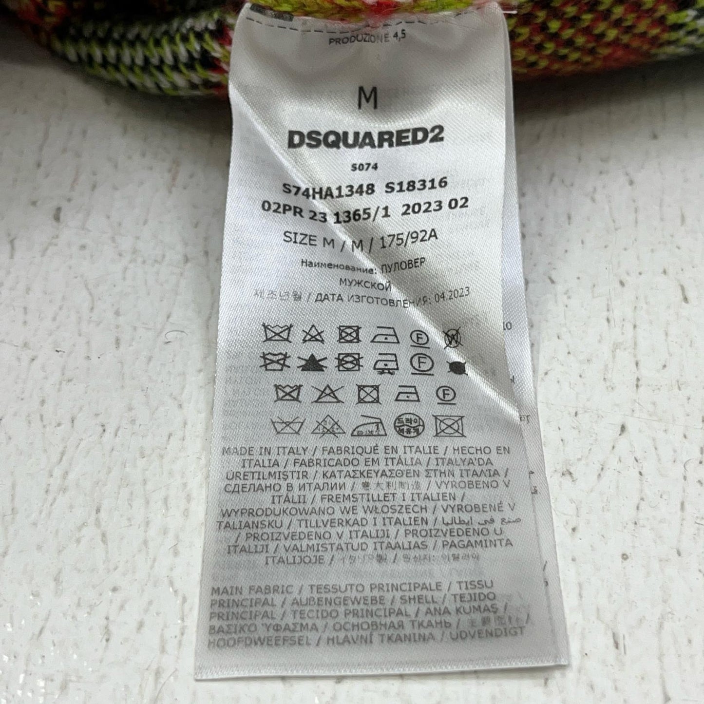 DSQUARED2 | ディースクエアード 国内正規品 ニット S74HA1348 S18316 サイズ：M【加古川店】