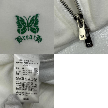 Needles | ニードルス Rib Collar Track Jacket C/PE Velour ジャージ QV1584 ホワイト サイズ：XS【加古川店】