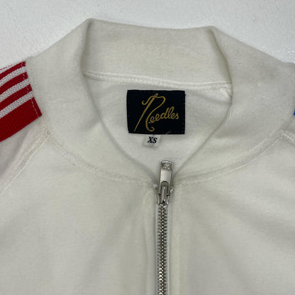Needles | ニードルス Rib Collar Track Jacket C/PE Velour ジャージ QV1584 ホワイト サイズ：XS【加古川店】
