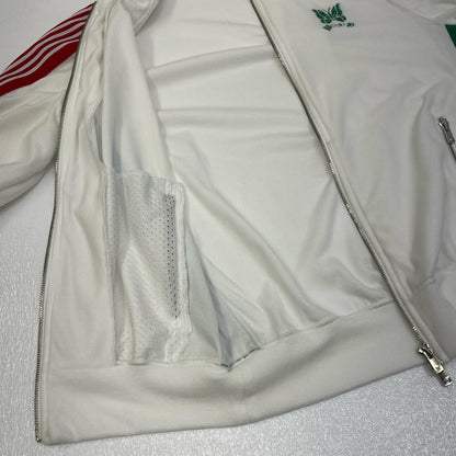 Needles | ニードルス Rib Collar Track Jacket C/PE Velour ジャージ QV1584 ホワイト サイズ：XS【加古川店】