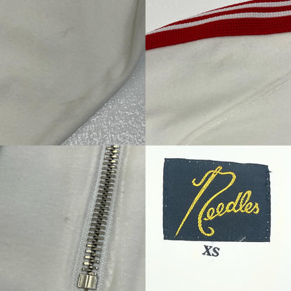 Needles | ニードルス Rib Collar Track Jacket C/PE Velour ジャージ QV1584 ホワイト サイズ：XS【加古川店】