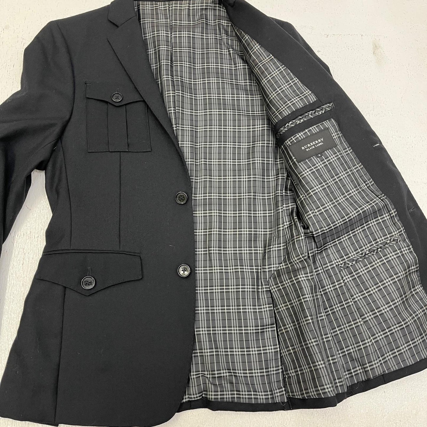 BURBERRY BLACK LABEL | バーバリーブラックレーベル その他アウター D1E81-210-09 ブラック サイズ：S【加古川店】