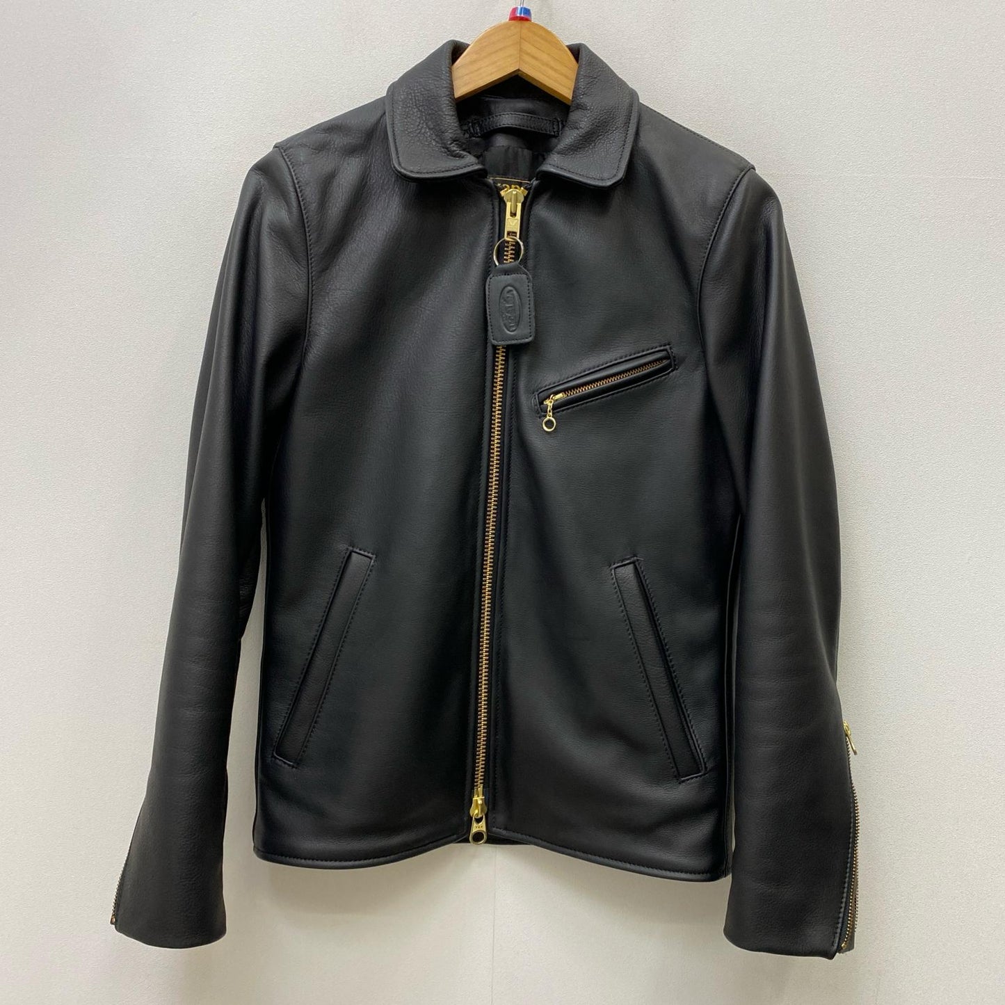 VANSON | バンソン enfield single riders jacket レザー ブラック サイズ：34【加古川店】
