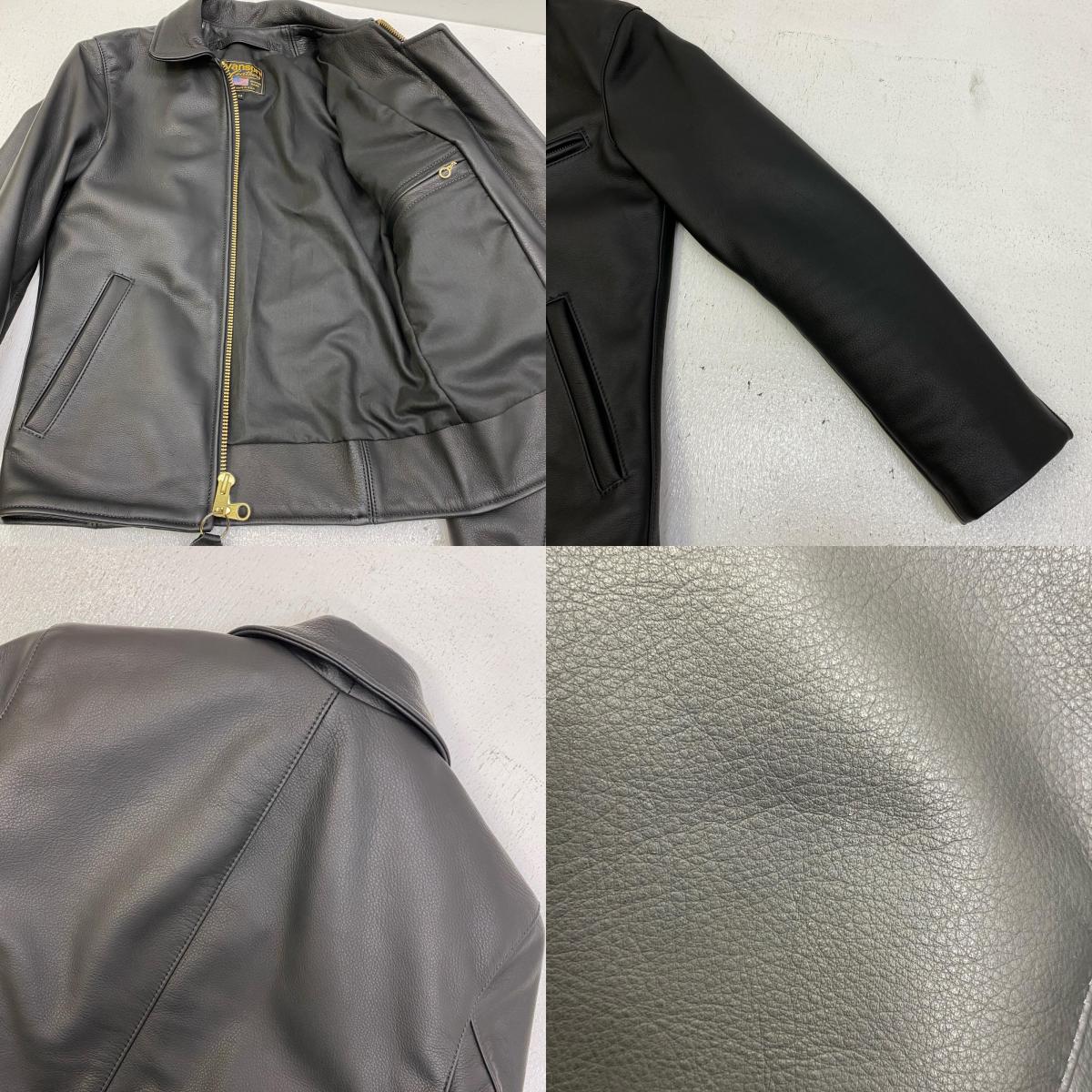 VANSON | バンソン enfield single riders jacket レザー ブラック サイズ：34【加古川店】