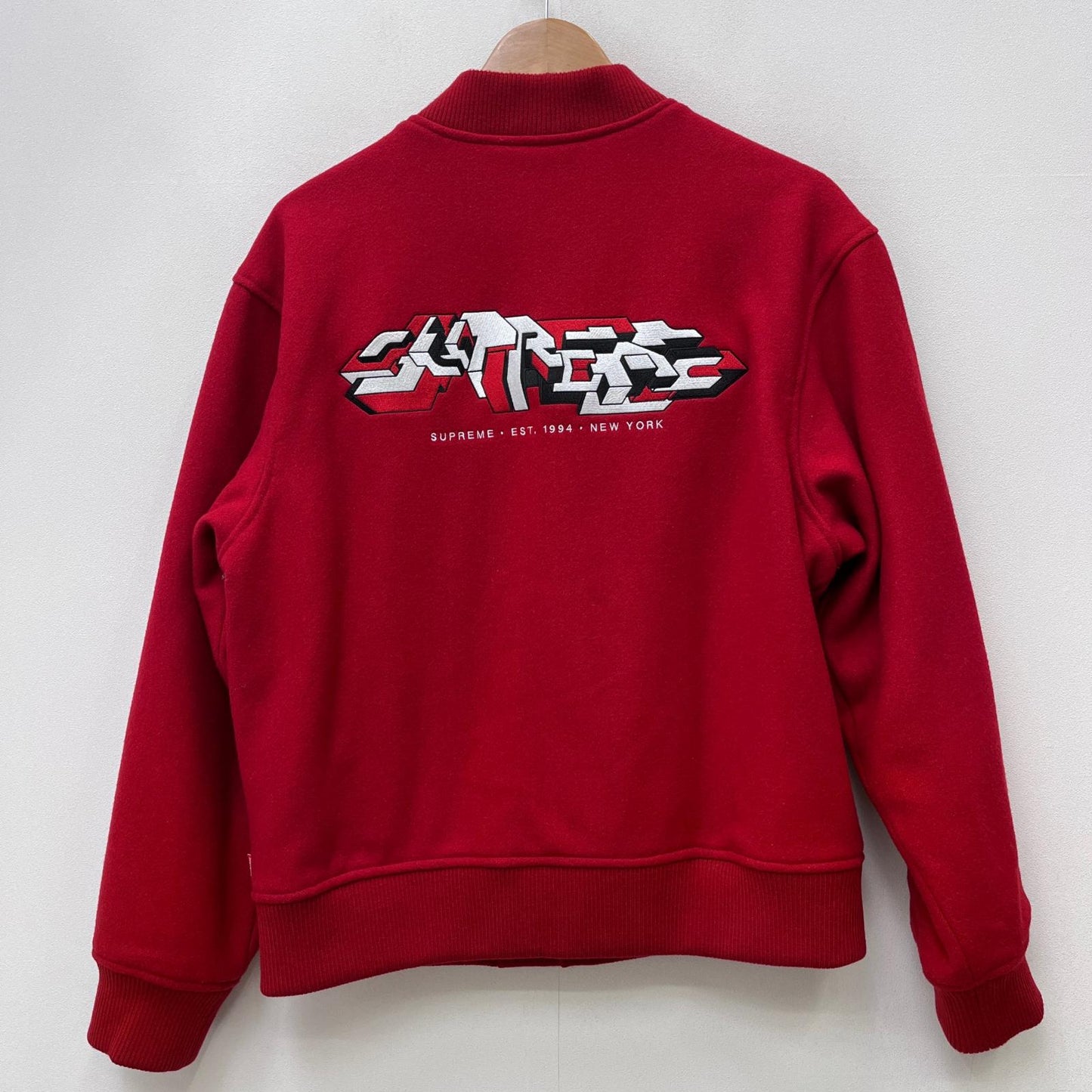 Supreme | シュプリーム DELTA LOGO JACKET スタジャン レッド 19FW Mサイズ スタジャン レッド サイズ：M