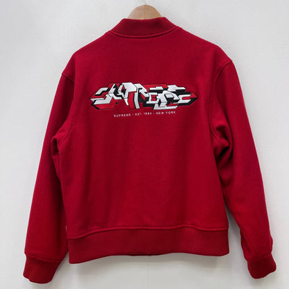 Supreme | シュプリーム DELTA LOGO JACKET スタジャン レッド 19FW Mサイズ スタジャン レッド サイズ：M
