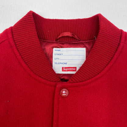 Supreme | シュプリーム DELTA LOGO JACKET スタジャン レッド 19FW Mサイズ スタジャン レッド サイズ：M