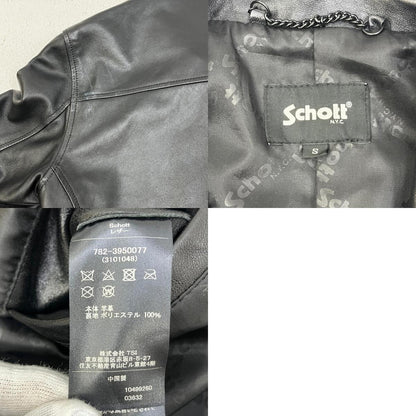 schott | ショット DOUBLE BREAST RIDERS レザー 782-3950077 ブラック サイズ：S【加古川店】