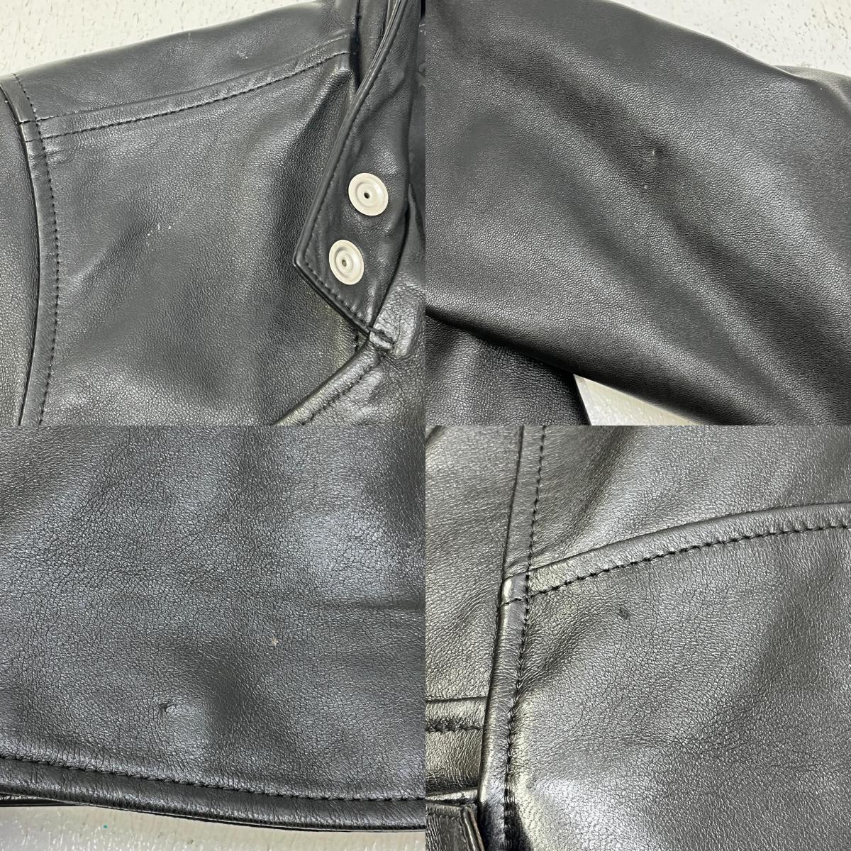 schott | ショット DOUBLE BREAST RIDERS レザー 782-3950077 ブラック サイズ：S【加古川店】
