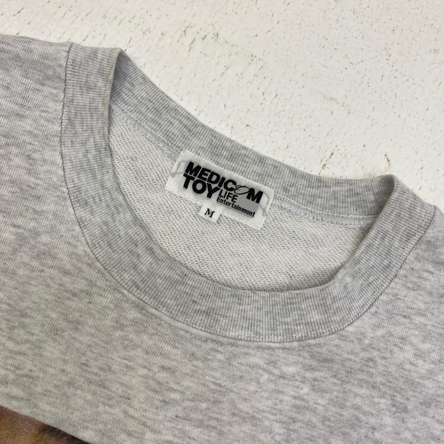 MLE×I.W.G.P. PHOTO MESSAGE SWEATSHIRT よーいうどん スウェット グレー サイズ：M【加古川店】