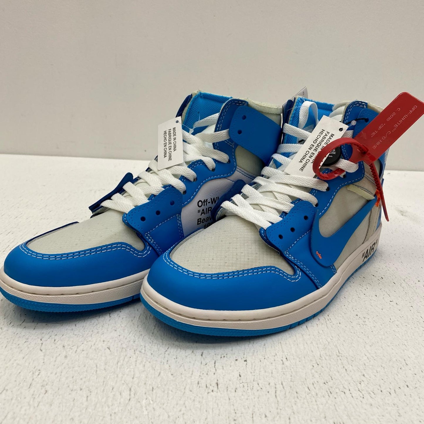 NIKE | ナイキ Off-White Air Jordan 1 High UNC スニーカー AQ0818-148 ライトブルー【加古川店】