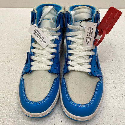 NIKE | ナイキ Off-White Air Jordan 1 High UNC スニーカー AQ0818-148 ライトブルー【加古川店】