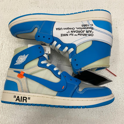 NIKE | ナイキ Off-White Air Jordan 1 High UNC スニーカー AQ0818-148 ライトブルー【加古川店】
