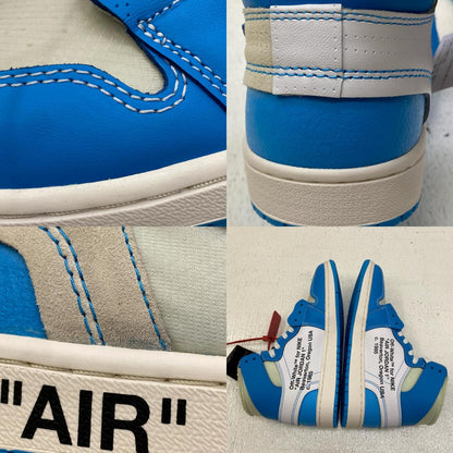NIKE | ナイキ Off-White Air Jordan 1 High UNC スニーカー AQ0818-148 ライトブルー【加古川店】