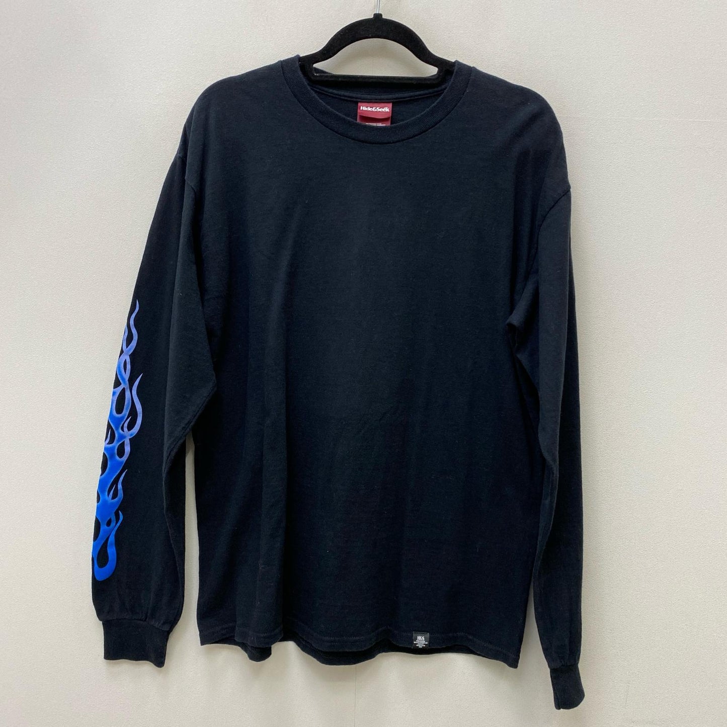 HIDE AND SEEK | ハイドアンドシーク CarService L/S Tee-1 長袖Ｔシャツ HSCS-010425 ブラック サイズ：L【加古川店】