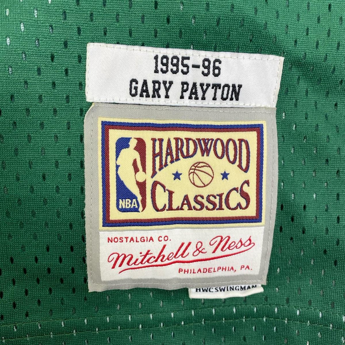 シアトル・スーパーソニックス ゲイリー・ペイトン NBA 95/96ﾕﾆﾌｫｰﾑ サイズ:XL【加古川店】