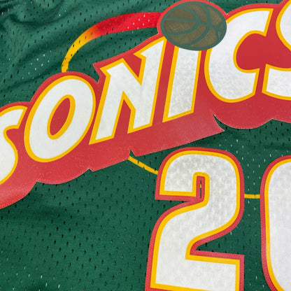 シアトル・スーパーソニックス ゲイリー・ペイトン NBA 95/96ﾕﾆﾌｫｰﾑ サイズ:XL【加古川店】
