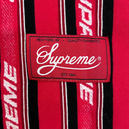Supreme | シュプリーム Jacquard Logo Baseball Jersey ベースボールシャツ レッド 19SS Mサイズ 半袖シャツ レッド サイズ：M
