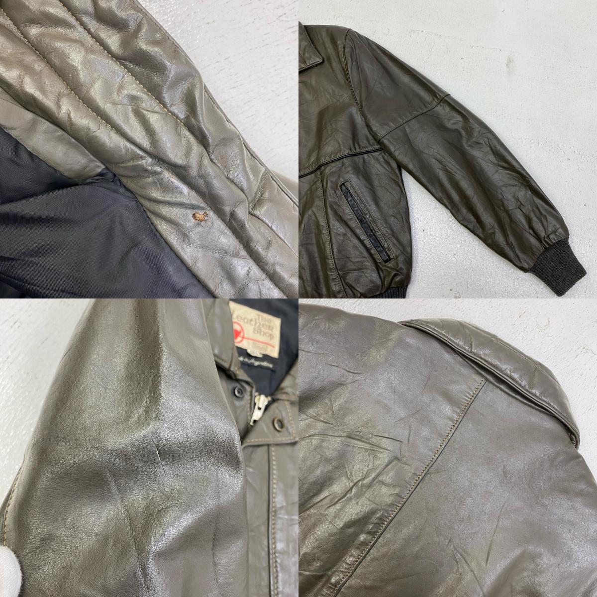VINTAGE衣料 | ヴィンテージイリョウ sears・leather shop レザー グレー サイズ：40【加古川店】