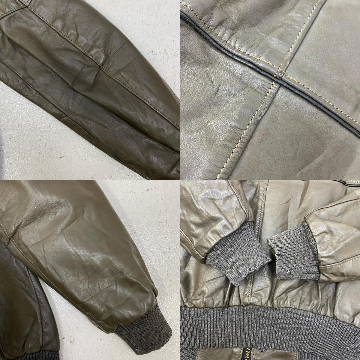 VINTAGE衣料 | ヴィンテージイリョウ sears・leather shop レザー グレー サイズ：40【加古川店】