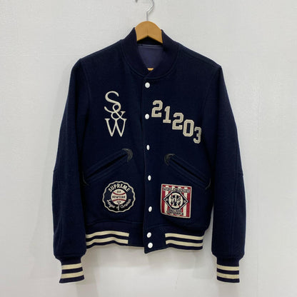 Supreme | シュプリーム WTAPS Award Jacket スタジャン ネイビー Sサイズ 09AW 092GWSPD-JKM01 スタジャン 092GWSPD-JKM01 ネイビー サイズ：S
