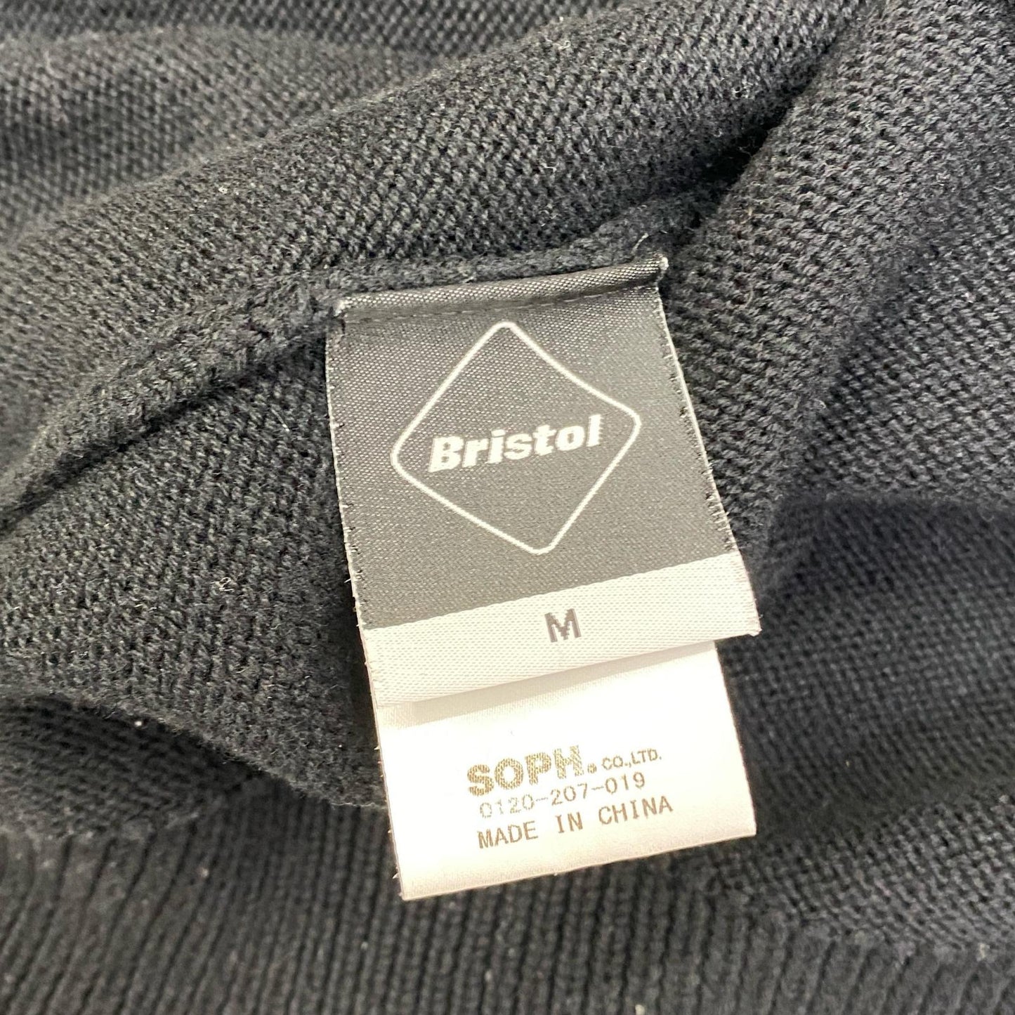 FCRB | エフシーアールビー オーセンティックロゴ ニット FCRB-240087 ブラック サイズ：M【加古川店】